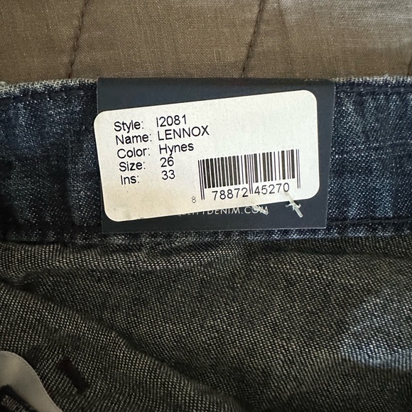 NWT Fidelity Denim Lennox size 26 - Picture 1 of 4